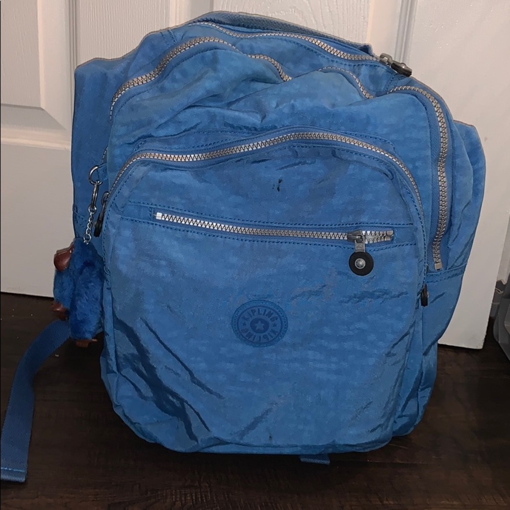 Kipling blue backpack